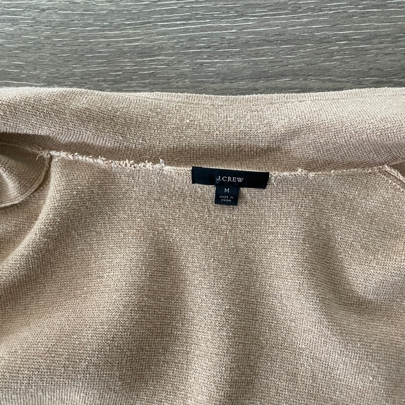 JCrew Sweater Blazer, Women’s, Camel Tan, Size M - Picture 6 of 8